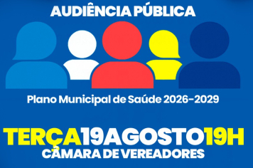 Prefeitura de Amambai convida população para audiência pública do Plano Municipal de Saúde 2026–2029