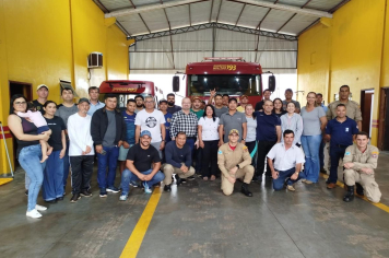 Profissionais da Saúde participam de Treinamento de Primeiros Socorros em parceria com o Corpo de Bombeiros