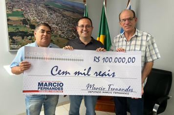 Prefeitura de Amambai recebe emenda de R$ 100 mil para a saúde