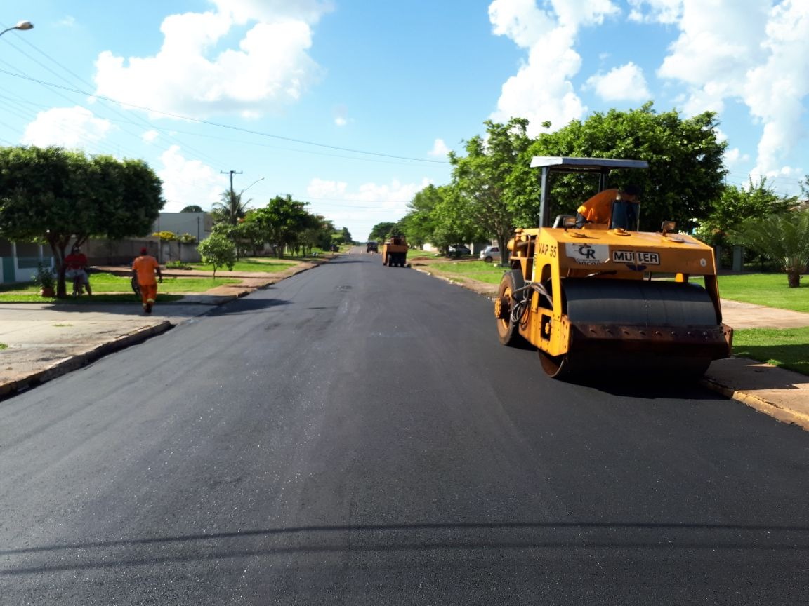 Avança o maior projeto de asfalto já conquistado para Amambai