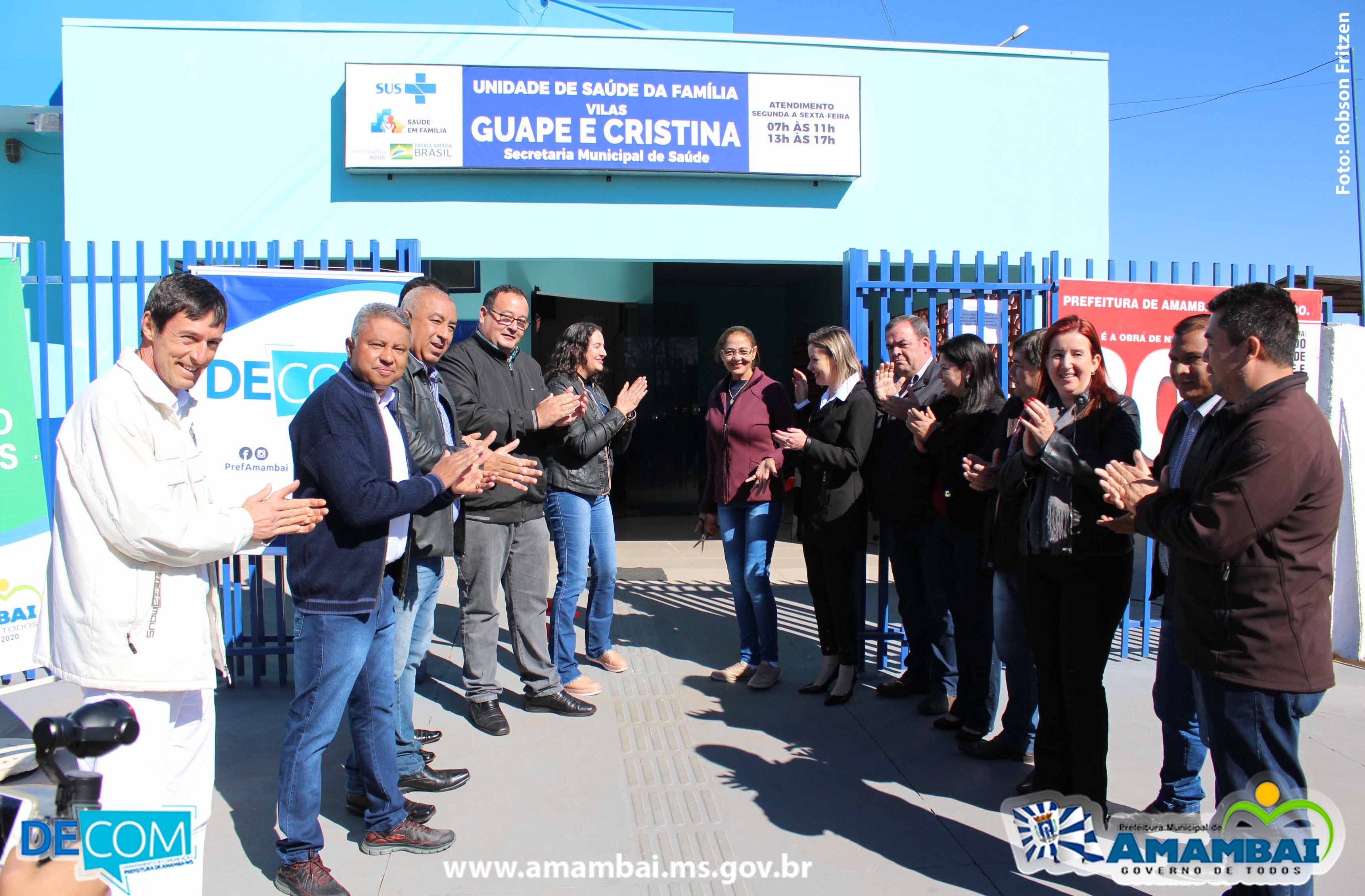 Prefeito de Amambai inaugurou obra de reforma do Posto de Saúde das Vilas Guape e Cristina