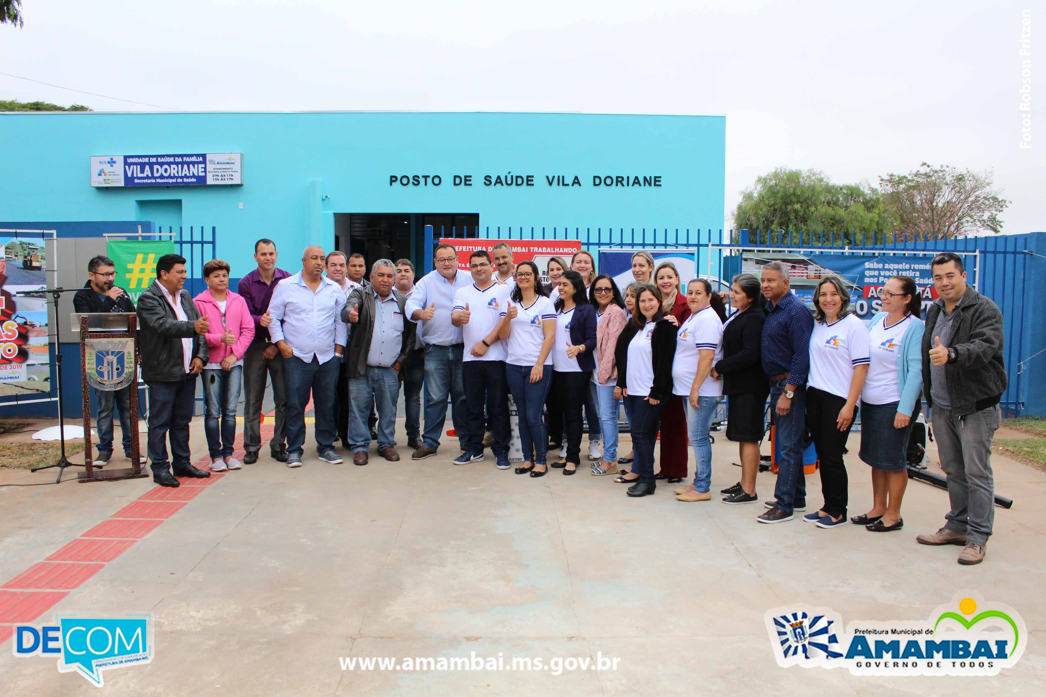 Bandeira inaugurou reforma do Posto da Vila Doriane nesta quarta-feira