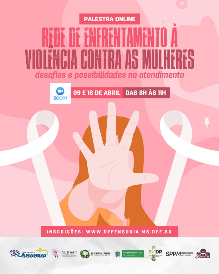 CPPM convida população para participar de palestra online sobre Rede de Enfrentamento à Violência Contra as Mulheres