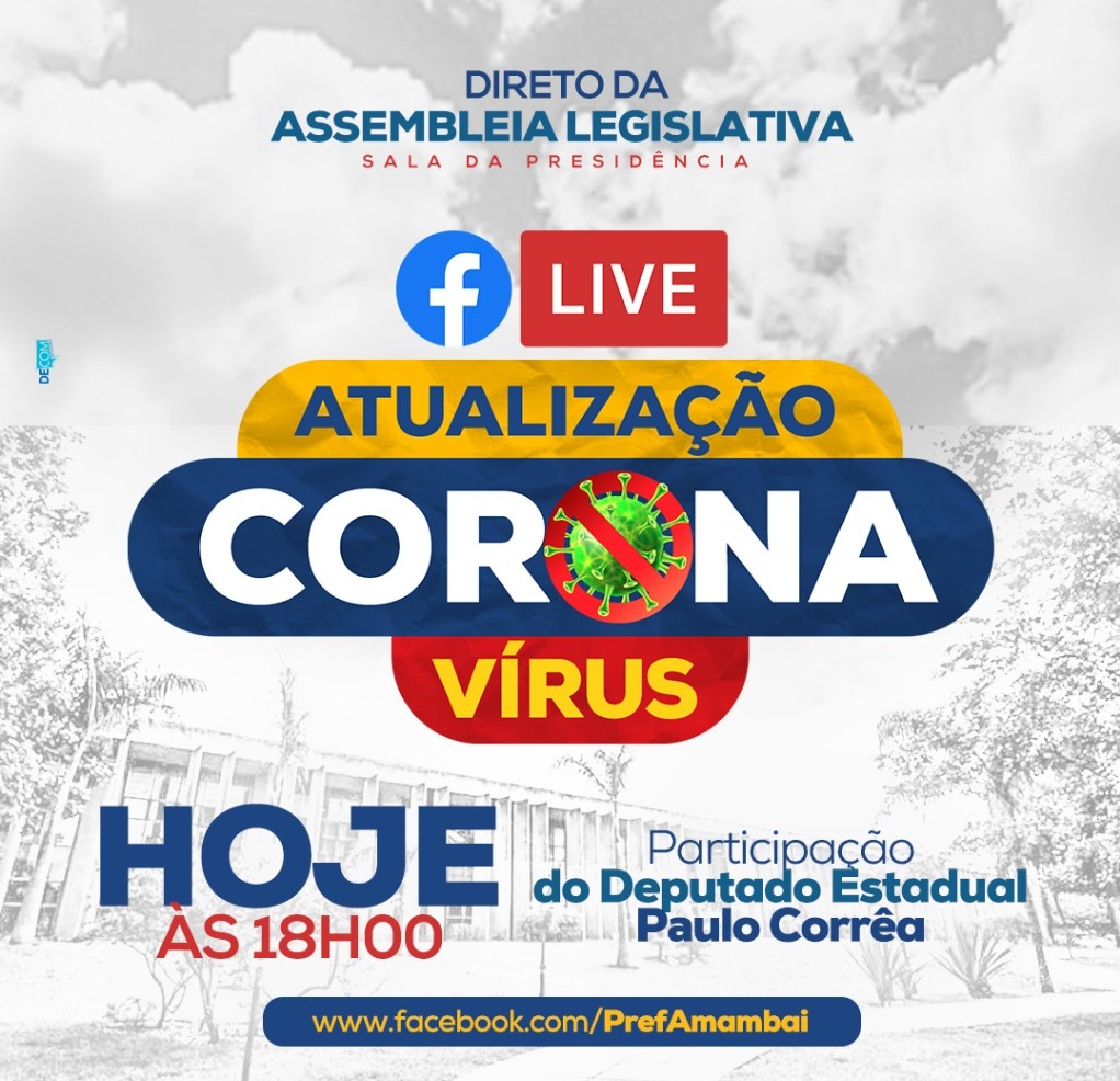 Com agenda intensa durante toda a semana, Prefeito Bandeira realiza live direto de Campo Grande
