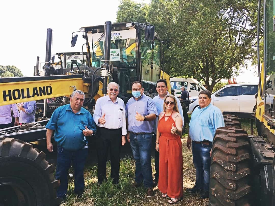 Prefeito Bandeira agradece Reinaldo Azambuja e Eduardo Riedel por nova patrola conquistada para Amambai