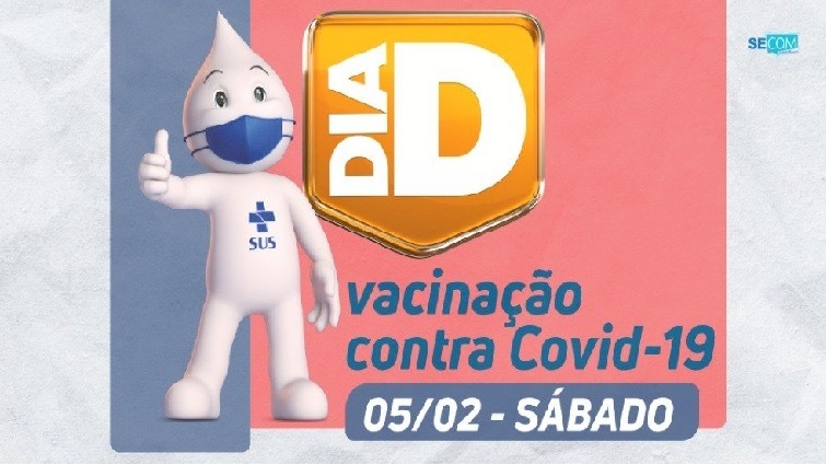Sábado é Dia D de vacinação contra COVID-19 em Amambai