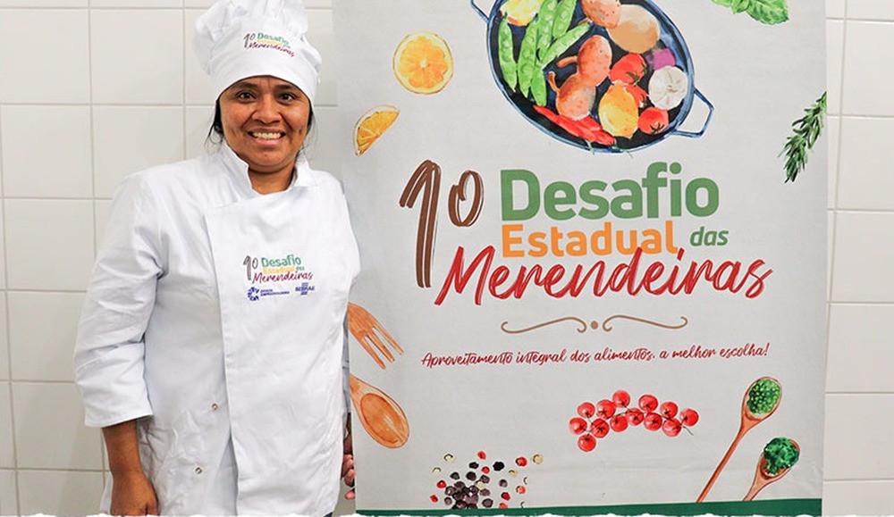 Indígena  Ivanilda Moreira Nelson foi a vencedora da etapa amambaiense do 1º Desafio Estadual de Merendeiras