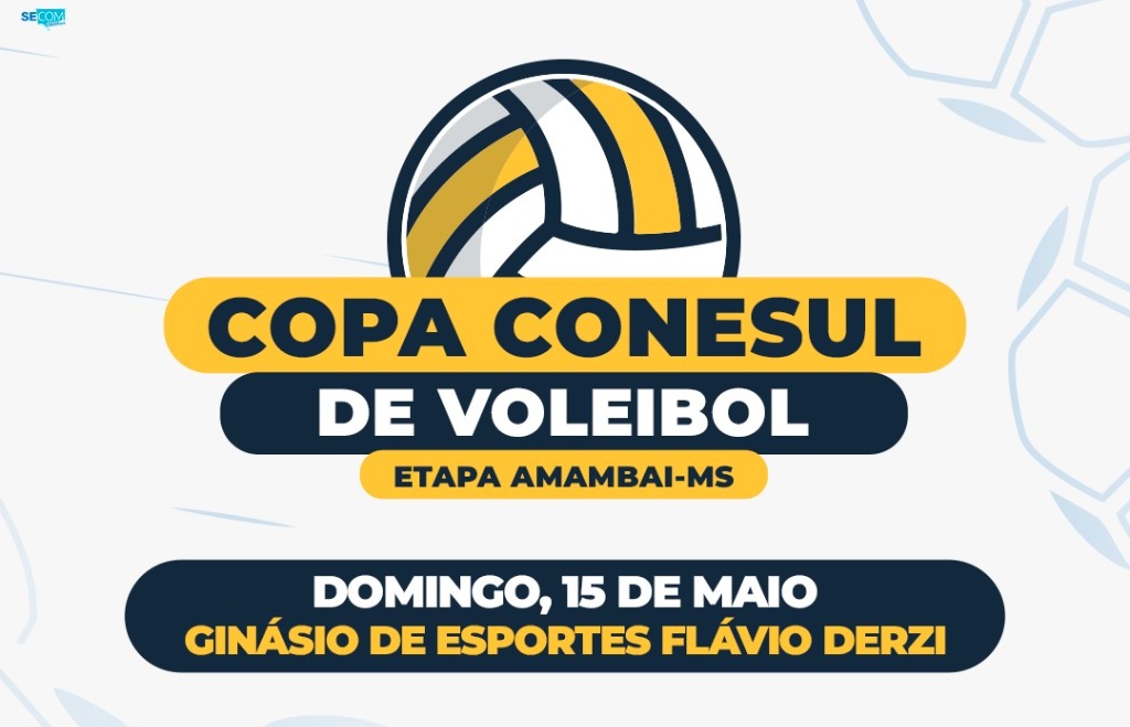Amambai sedia etapa da Copa Conesul de Voleibol neste domingo