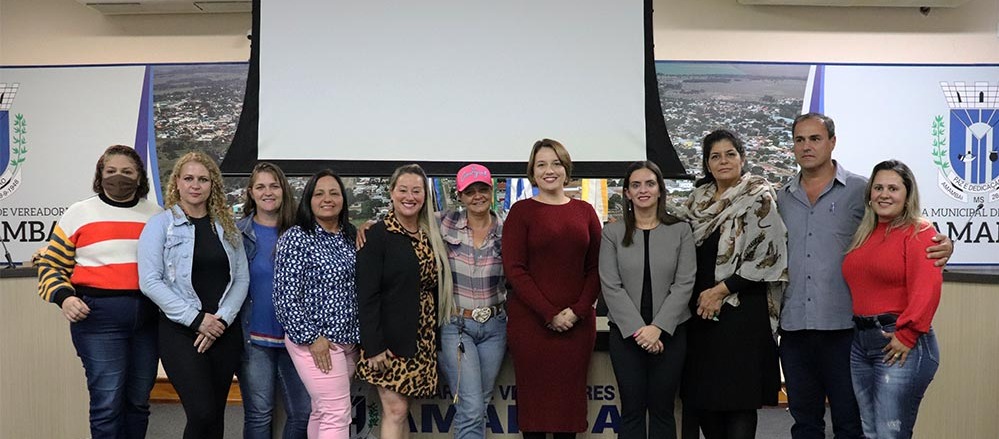 Relacionamento abusivo e feminicídio são tratados em palestra para servidoras públicas da Prefeitura de Amambai