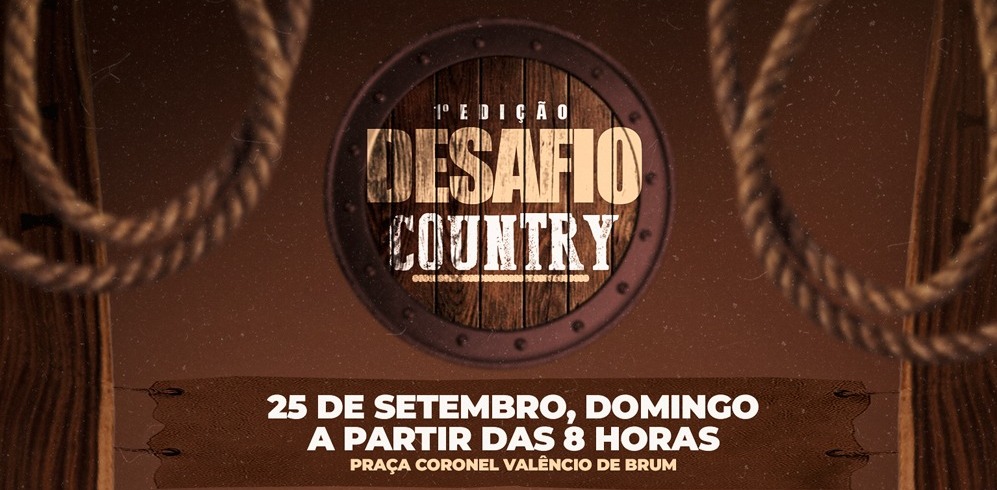 Desafio Country é uma das atividades do Super Domingo preparadas para lazer da população