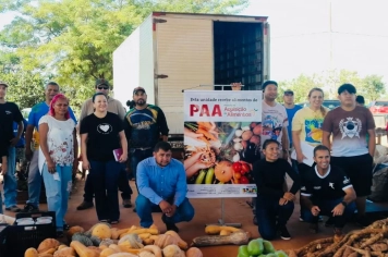 Programa de Aquisição de Alimentos beneficia famílias indígenas em Amambai