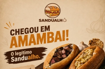 Sandualho chega a Amambai com proposta inovadora de sanduíche no pão de alho