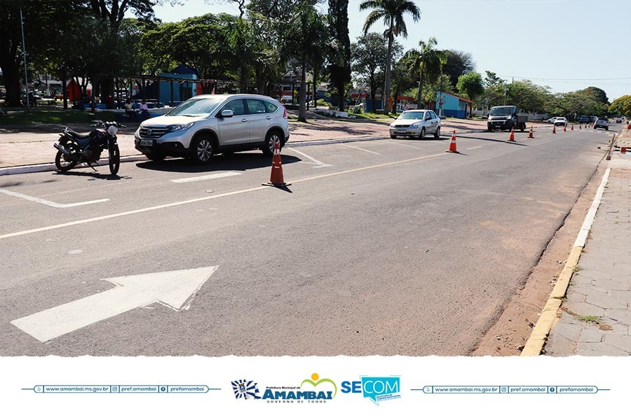 Trânsito: atenção para a mudança de sentido na Rua Sete de Setembro