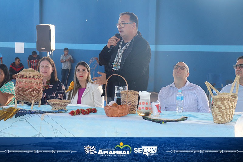 Prefeitura de Amambai inaugura obra de número 232: quadra coberta na Escola Mbo'erenda Ypyendy Panduí