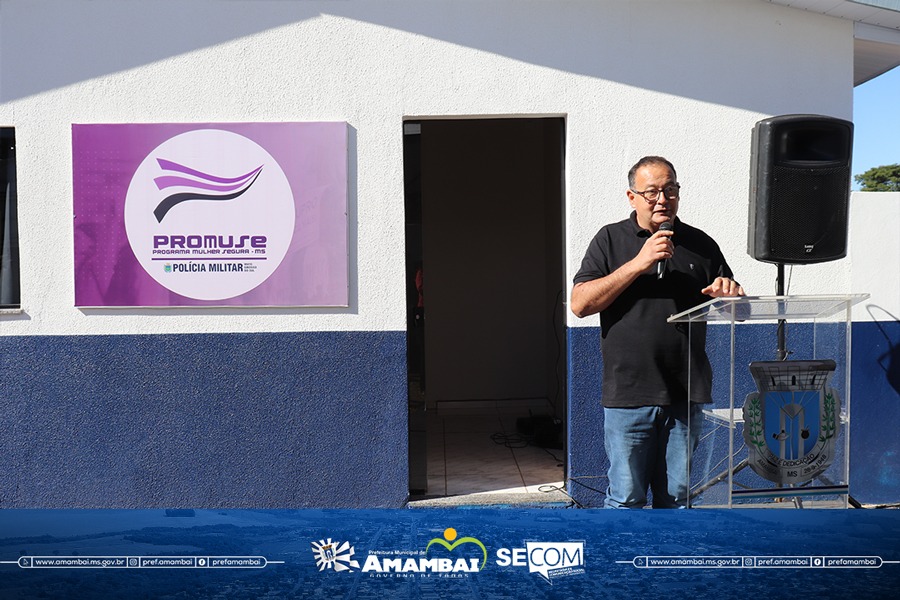 Polícia Militar e COMCISP inauguram a Sala do Programa Mulher Segura em Amambai
