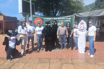 Prefeitura de Amambai promove ação de conscientização contra a dengue na Praça Central