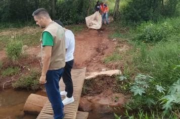 Prefeitura de Amambai realiza ação conjunta para interromper acesso irregular e limpar margens do Córrego Areião