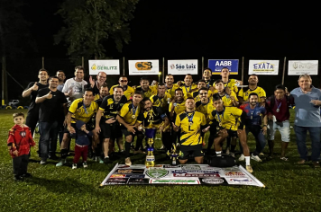 Fazenda Flamboyant vence por 2x1 e conquista a 20ª Copa Ouro AABB de Futebol Suíço