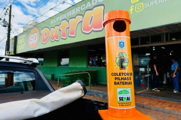 Prefeitura de Amambai é parceira na coleta de pilhas, baterias por meio da Semai