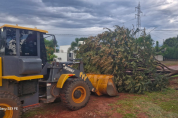 Prefeitura de Amambai intensifica ações para reparar estragos causados pela forte chuva de segunda-feira (17)