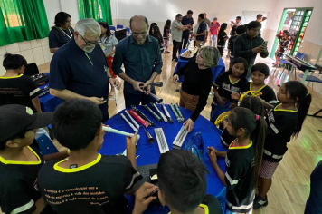 Escola Mitã Rory inaugura Sala de Música em homenagem a Margarida  Gennari Bernardes