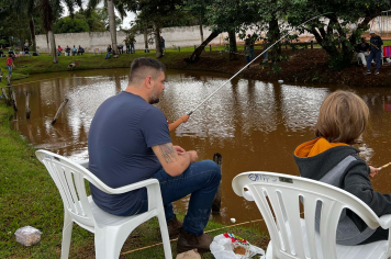Campeonato de Pesca reuniu famílias e amigos no Parque da Cidade em Amambai