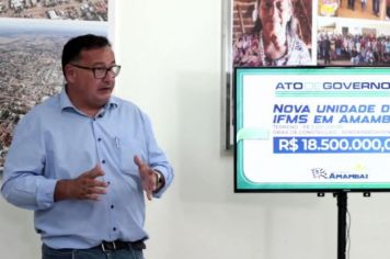 Em último Ato de Governo, Dr. Bandeira apresenta R$ 118.677.070,73 em obras e conquistas para Amambai