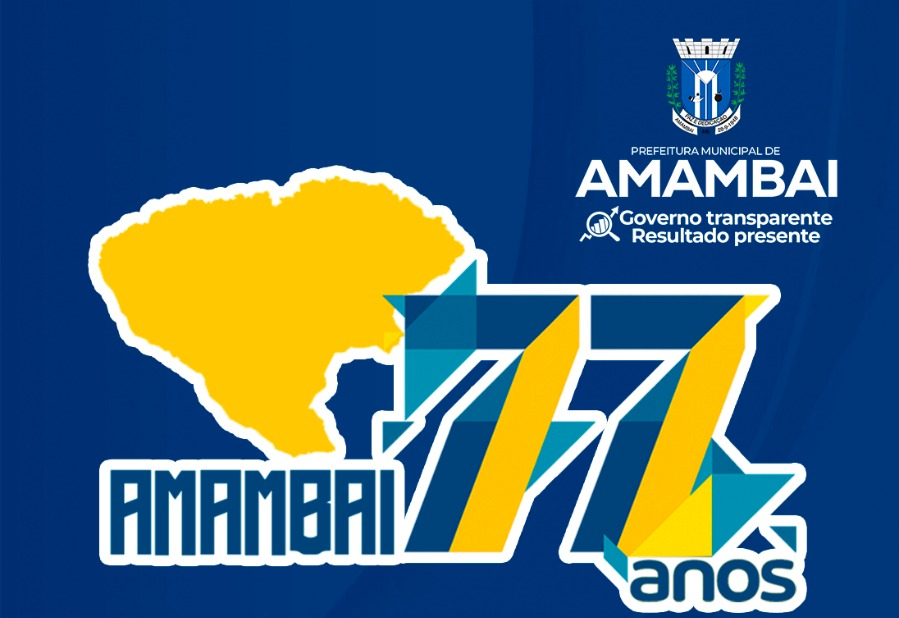 Prefeitura de Amambai divulga calendário especial em comemoração aos 77 anos do município