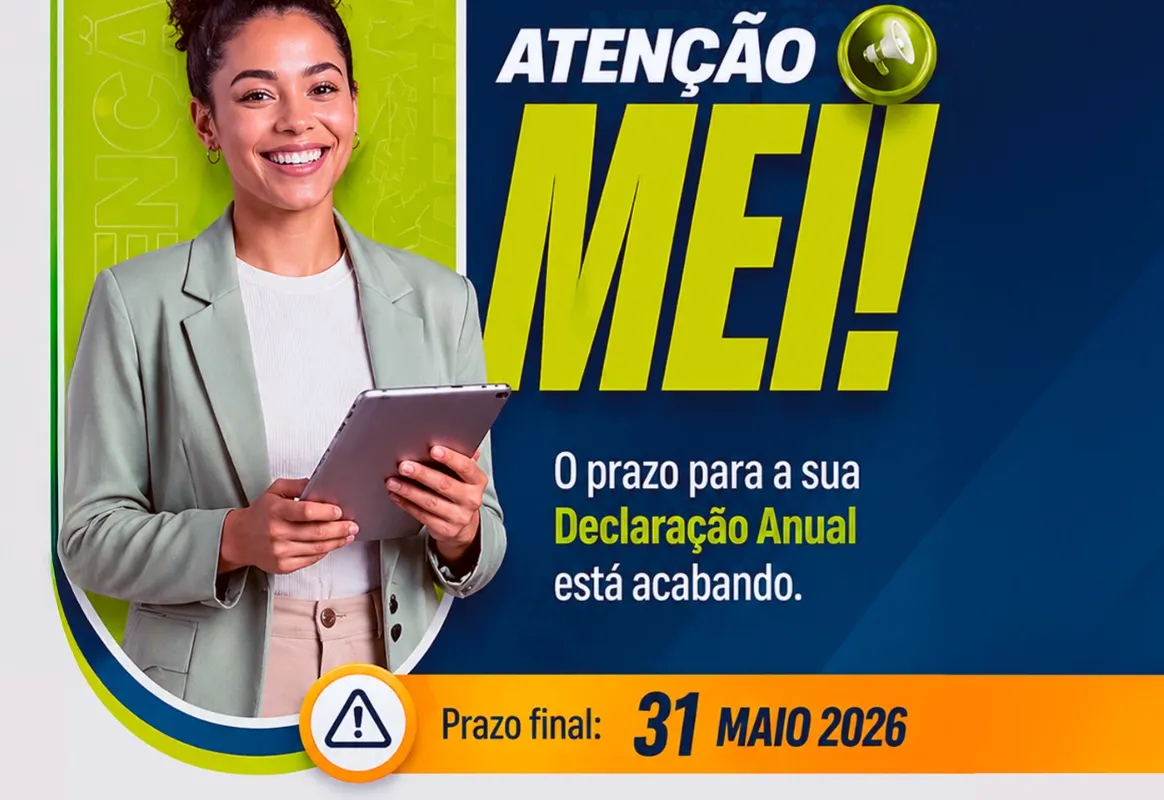 Envio da declaração anual é obrigatório para todos os MEIs e prazo termina em 31 de maio de 2026