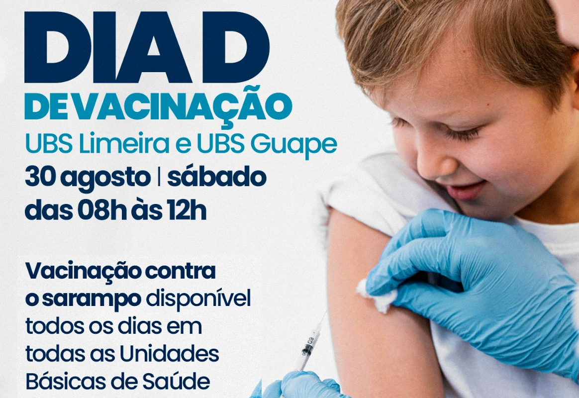 Prefeitura de Amambai intensifica vacinação contra o sarampo com a campanha “Vacina Mais Sarampo”