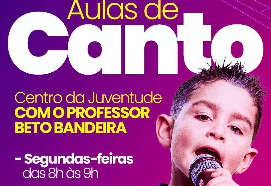 Centro da Juventude, da Prefeitura de Amambai, oferece aulas de canto com o professor Beto Bandeira