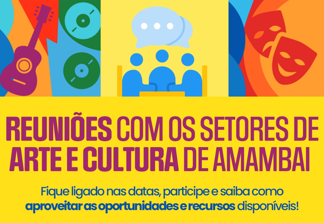 Atenção, artistas de Amambai: Reuniões com setores de arte e cultura já tem datas marcadas