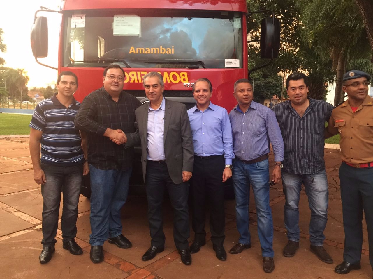 Corpo de Bombeiros de Amambai recebe nova viatura