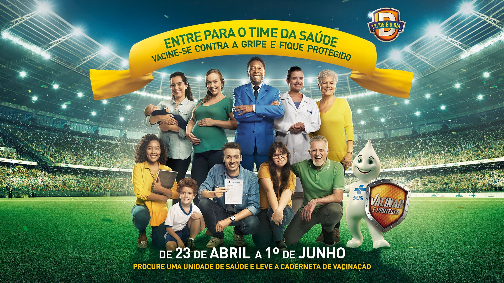 Secretaria de Saúde imuniza população contra Influenza