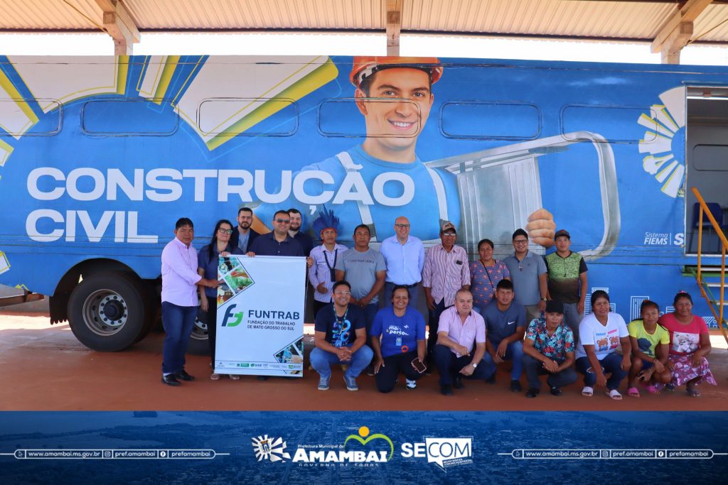 Aldeia Limão Verde recebe a Carreta da Construção Civil com diversos cursos