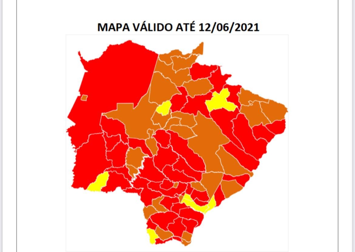 Governo do Estado de MS adia em 48h o início do decreto que institui novas restrições contra a COVID-19