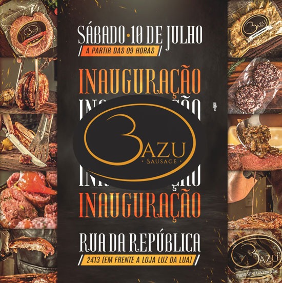 Boutique de carne Bazu Sausage será inaugurada neste sábado em Amambai