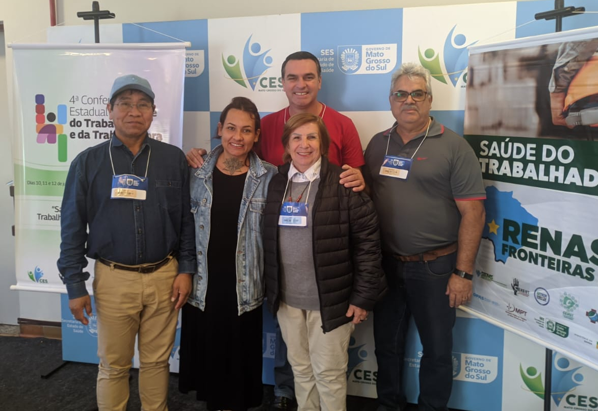 Amambai marca presença na 4ª Conferência Estadual de Saúde do Trabalhador e da Trabalhadora
