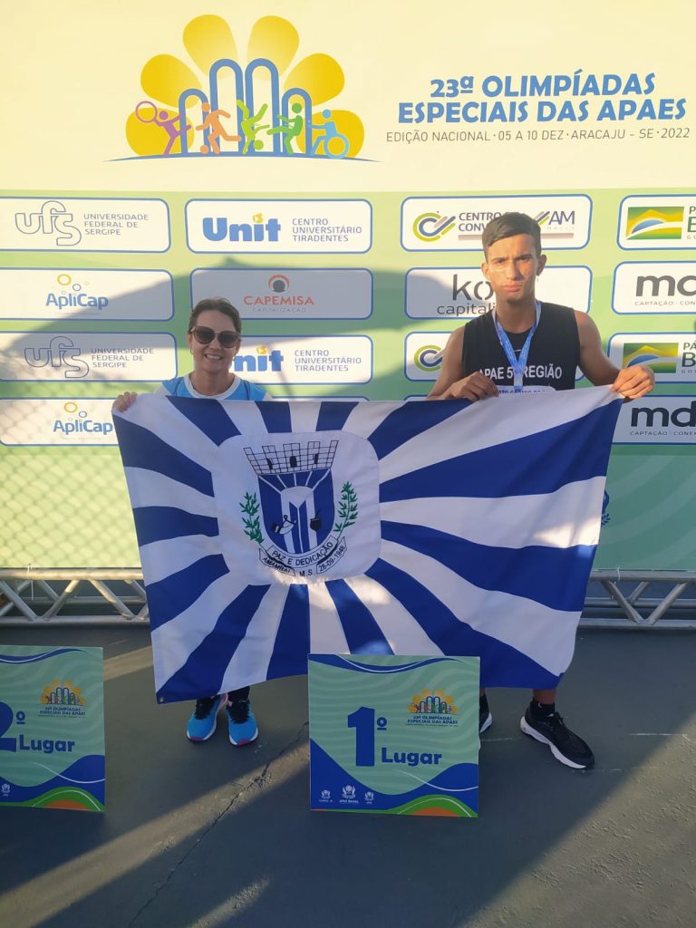Atleta de Amambai é campeão nacional de atletismo da 23ª Olimpíadas Especiais das APAES
