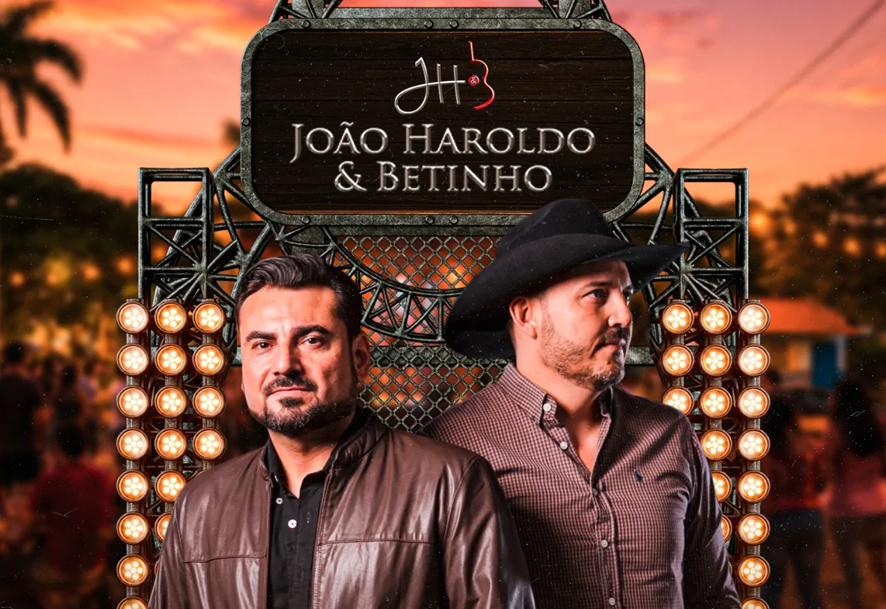 A dupla João Haroldo e Betinho se apresenta neste sábado, a partir das 19h, na praça central