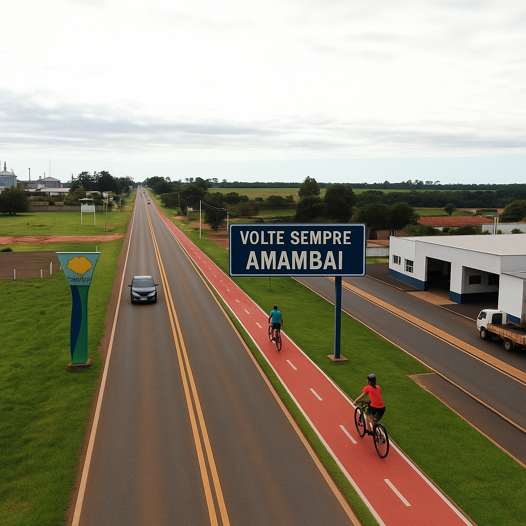 Prefeitura de Amambai garante novas obras de infraestrutura urbana por meio do programa MS Ativo